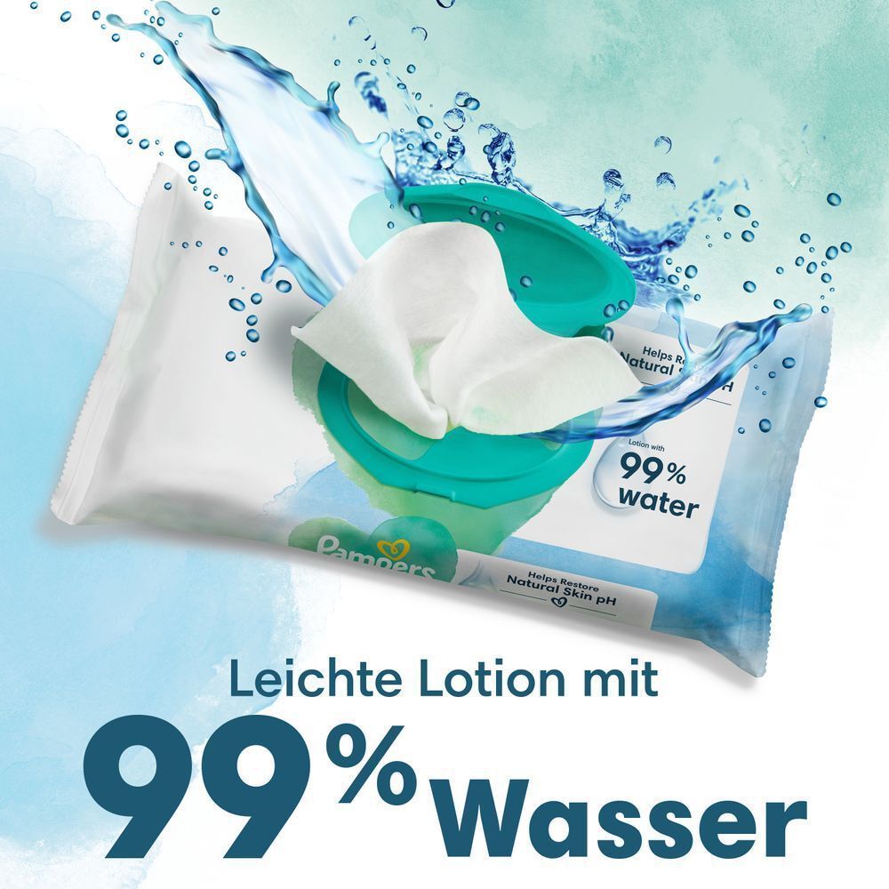 Bild: Pampers Harmonie Aqua Feuchttücher 