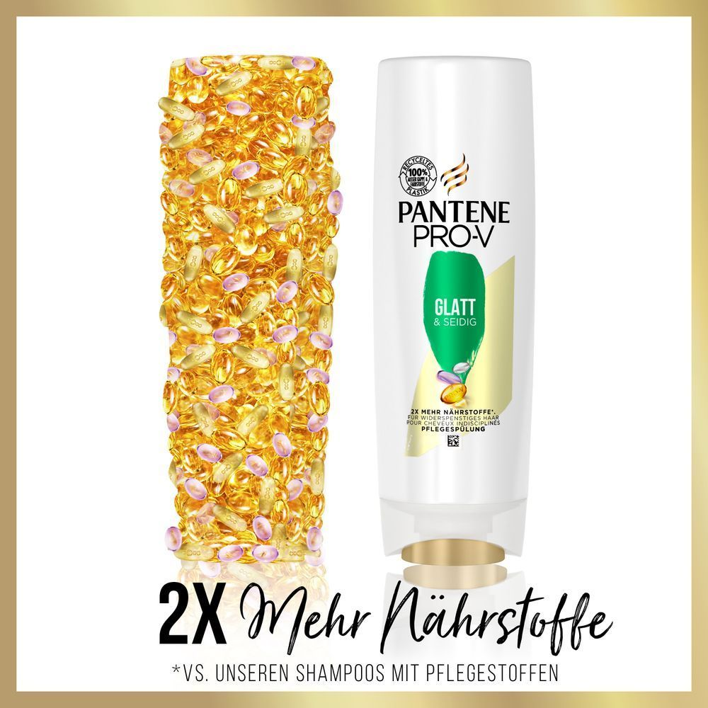 Bild: PANTENE PRO-V Glatt & Seidig Pflegespülung 