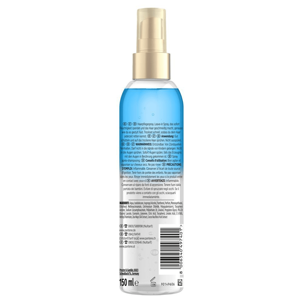 Bild: PANTENE PRO-V Hydration SOS Hair Shake Leave-in-Haarpflegespray 