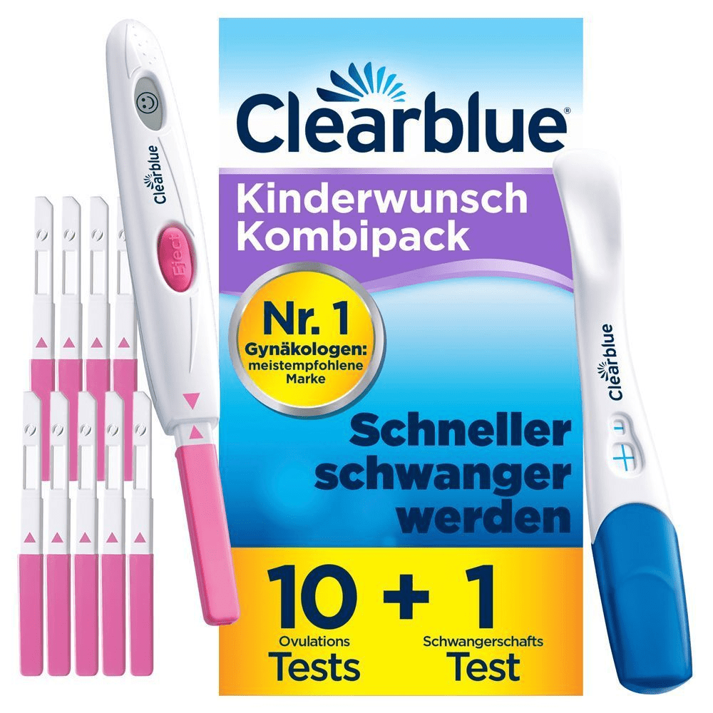 Bild: Clearblue Kombipack Ovulationstest & Schwangerschaftstest 