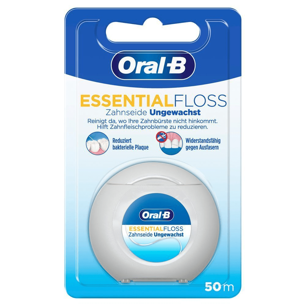 Bild: Oral-B Essentialfloss Zahnseide Ungewachst 