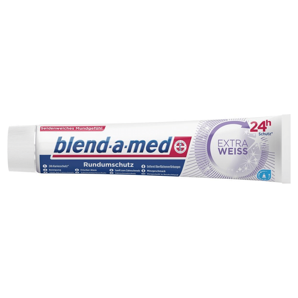 Bild: blend-a-med Schutz Extra Weiß Zahnpasta 