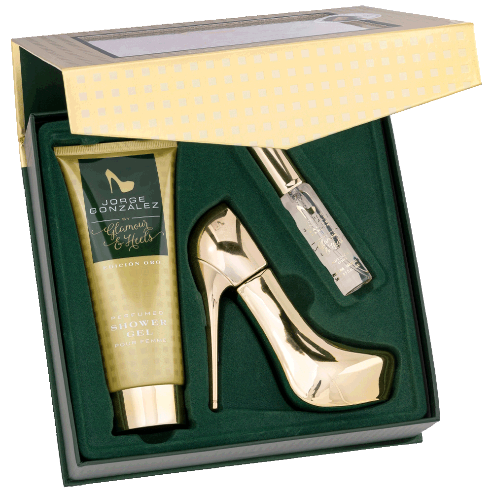 Bild: Jorge Gonzalez Oro Geschenkset Eau de Parfum 50 ml & 15 ml + Duschgel 120 ml 