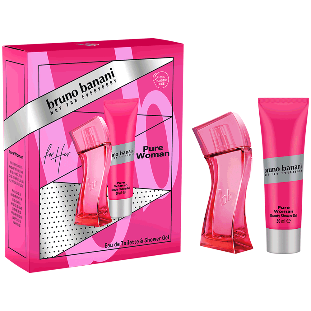 Bild: bruno banani Pure Woman Geschenkset Eau de Toilette 30ml + Duschgel 50ml 