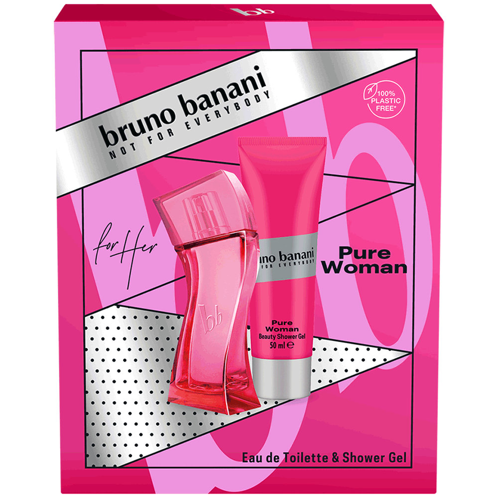 Bild: bruno banani Pure Woman Geschenkset Eau de Toilette 30ml + Duschgel 50ml 