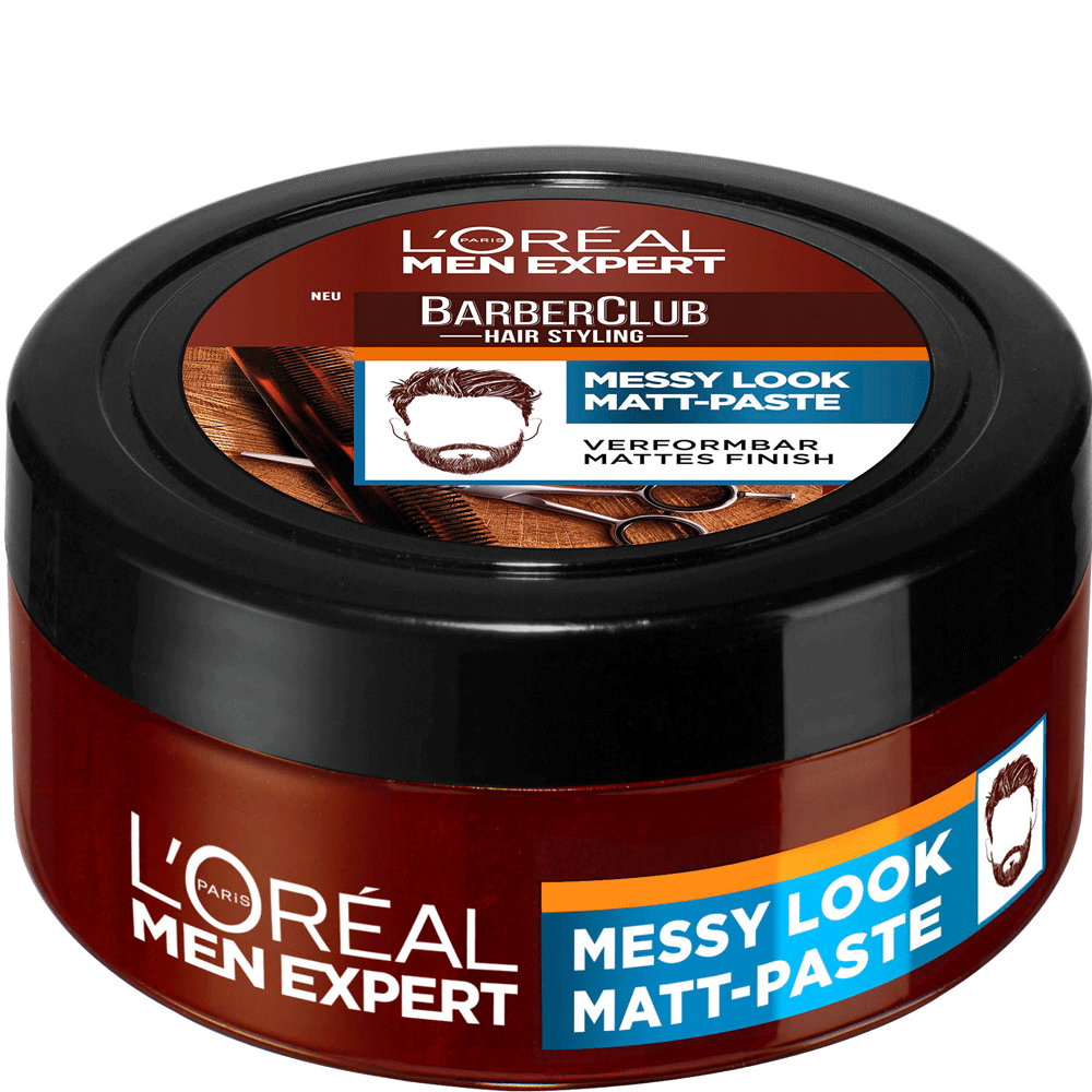 Bild: L'ORÉAL PARIS MEN EXPERT Barber Club Messy Look Matt-Paste 