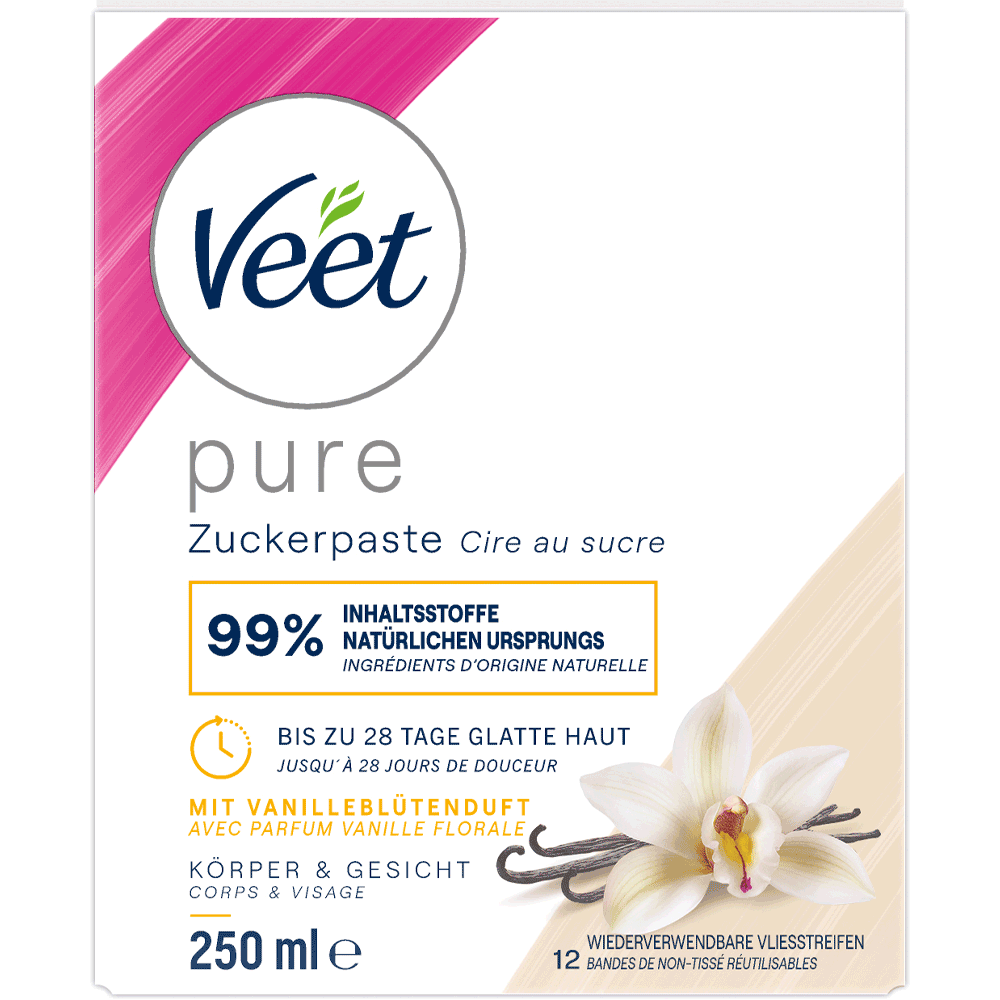 Bild: Veet Zuckerpaste Vanilleblüte 