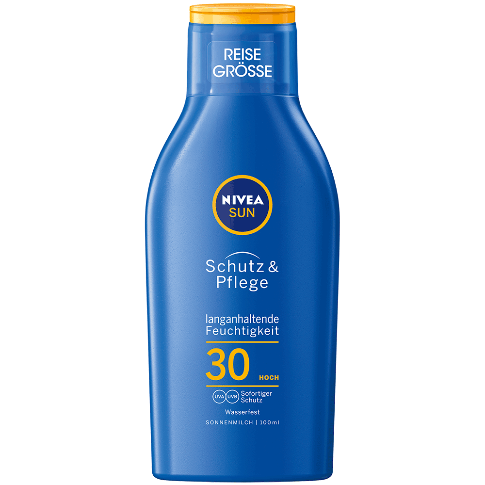 Bild: NIVEA Schutz & Pflege Sonnencreme LSF 30 Mini 