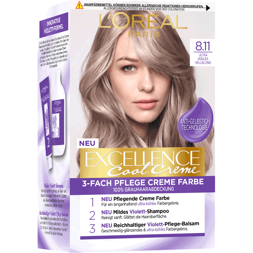 Bild: L'ORÉAL PARIS Cool Creme Coloration ultra kühles hellblond