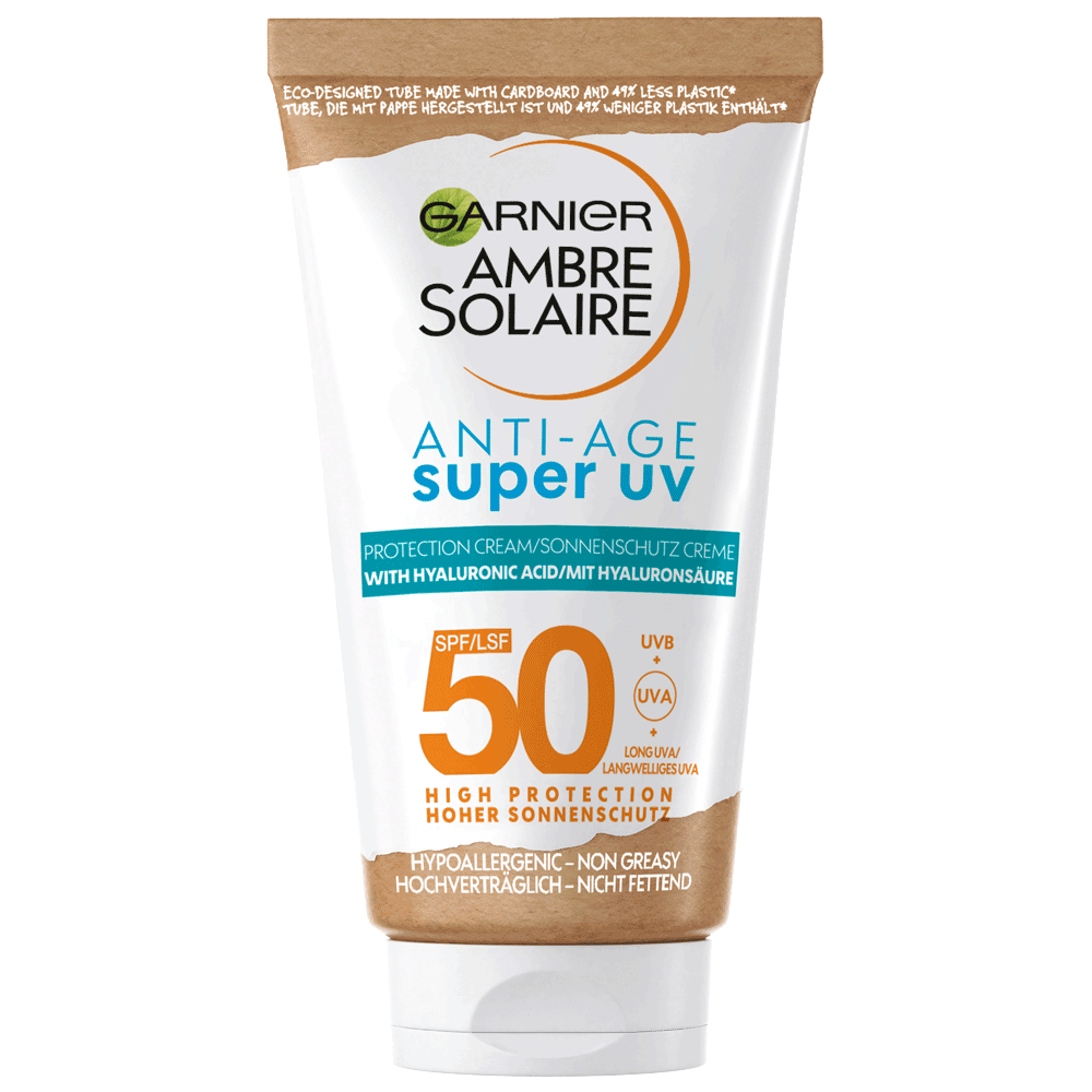 Bild: GARNIER AMBRE SOLAIRE Sensitiv Anti-Age Sonnencreme Gesicht 