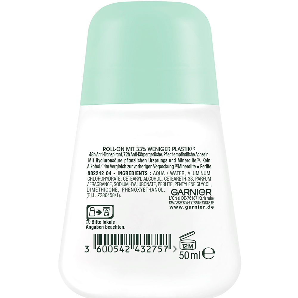 Bild: GARNIER Hyaluronic Care Deo Roll On 