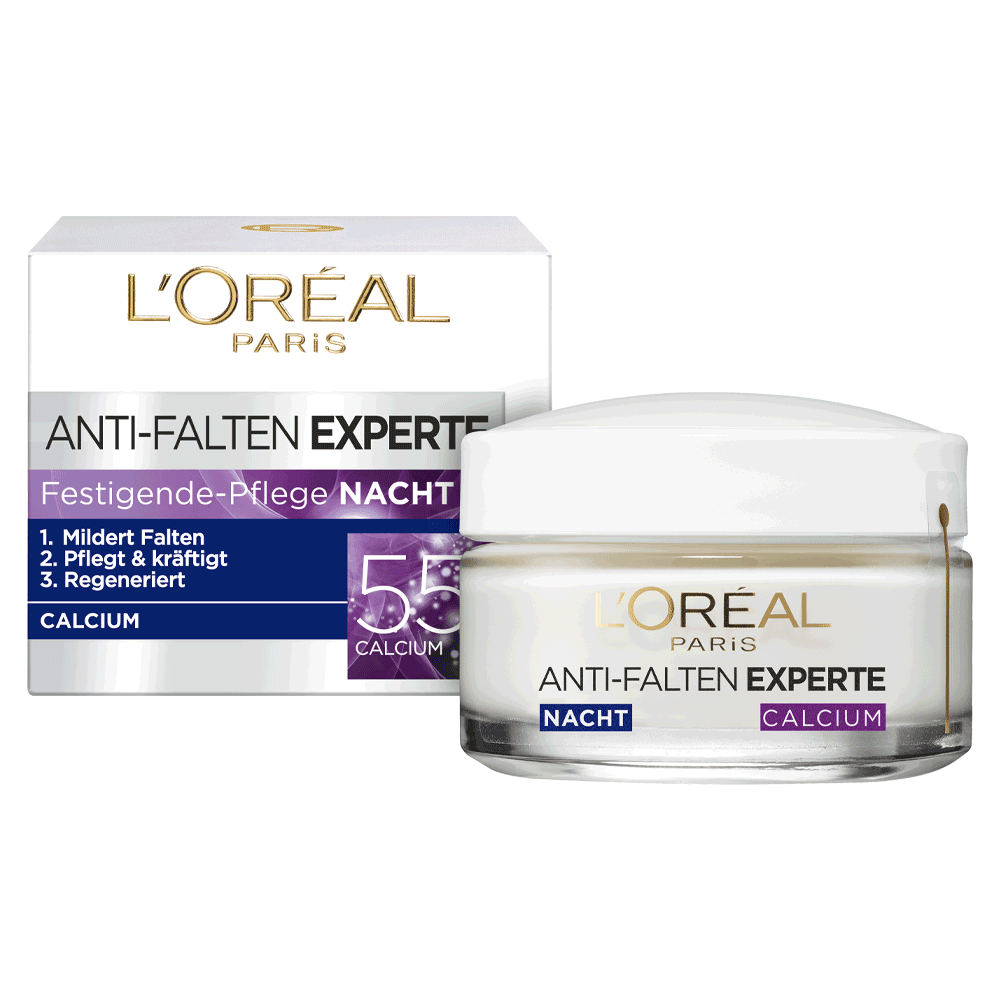 Bild: L'ORÉAL PARIS Anti Falten Experte 55+ Nachtcreme 