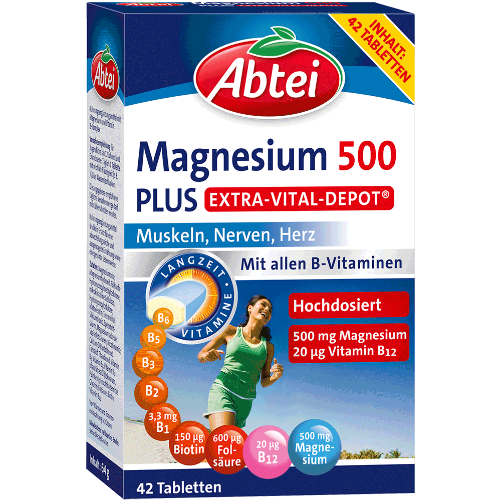 Bild: Abtei Magnesium plus Tabletten 