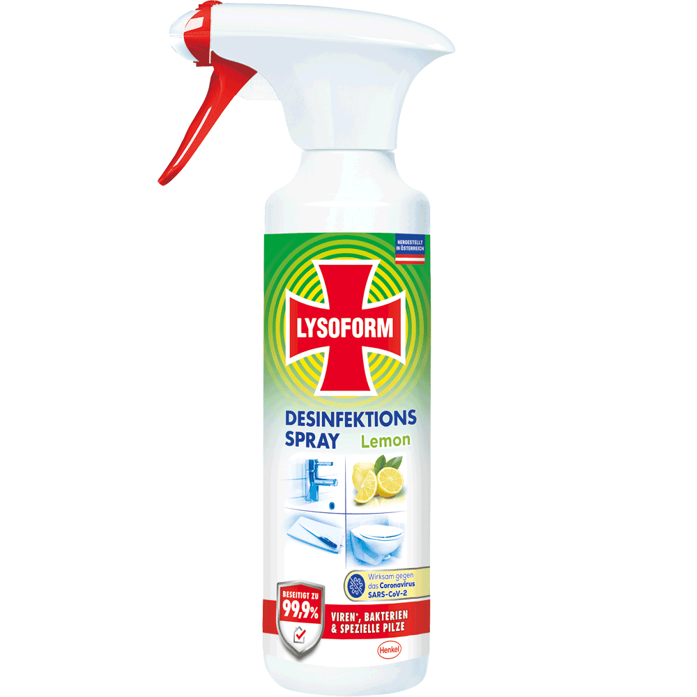 Bild: LYSOFORM Desinfektionsspray Lemon 