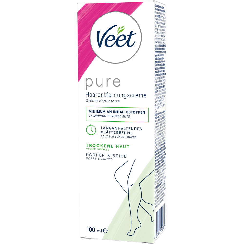 Bild: Veet Silk & Fresh Haarentfernungs-Creme trockene Haut 