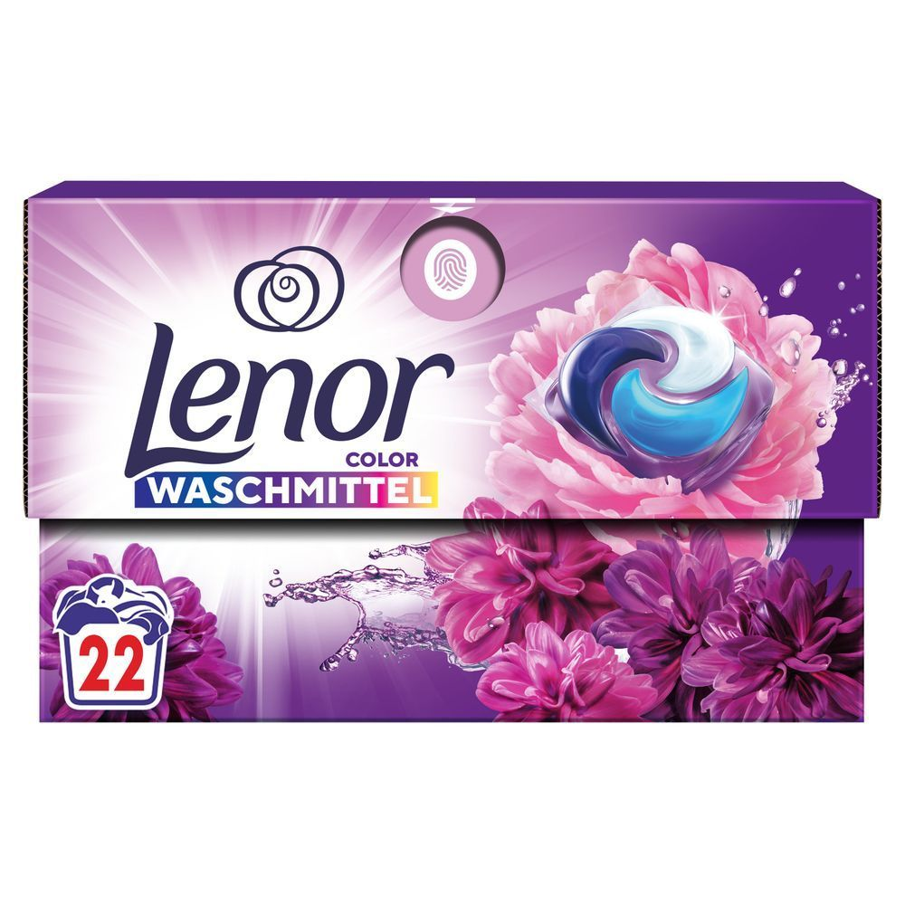 Bild: Lenor Waschmittel All-in-1 PODS® Amethyst Blütentraum 