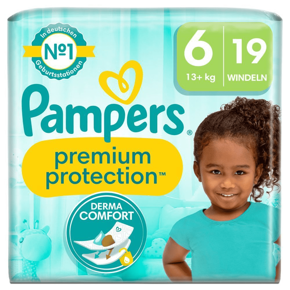 Bild: Pampers Premium Protection Größe 6, 13kg+ 