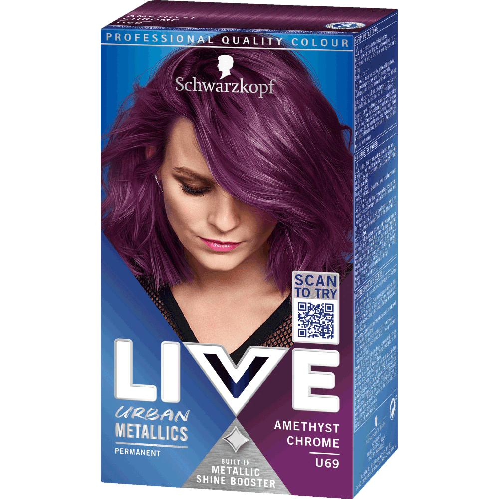 Bild: Schwarzkopf Live Ultra Brights or Pastel Haarfarbe amethyst chrome