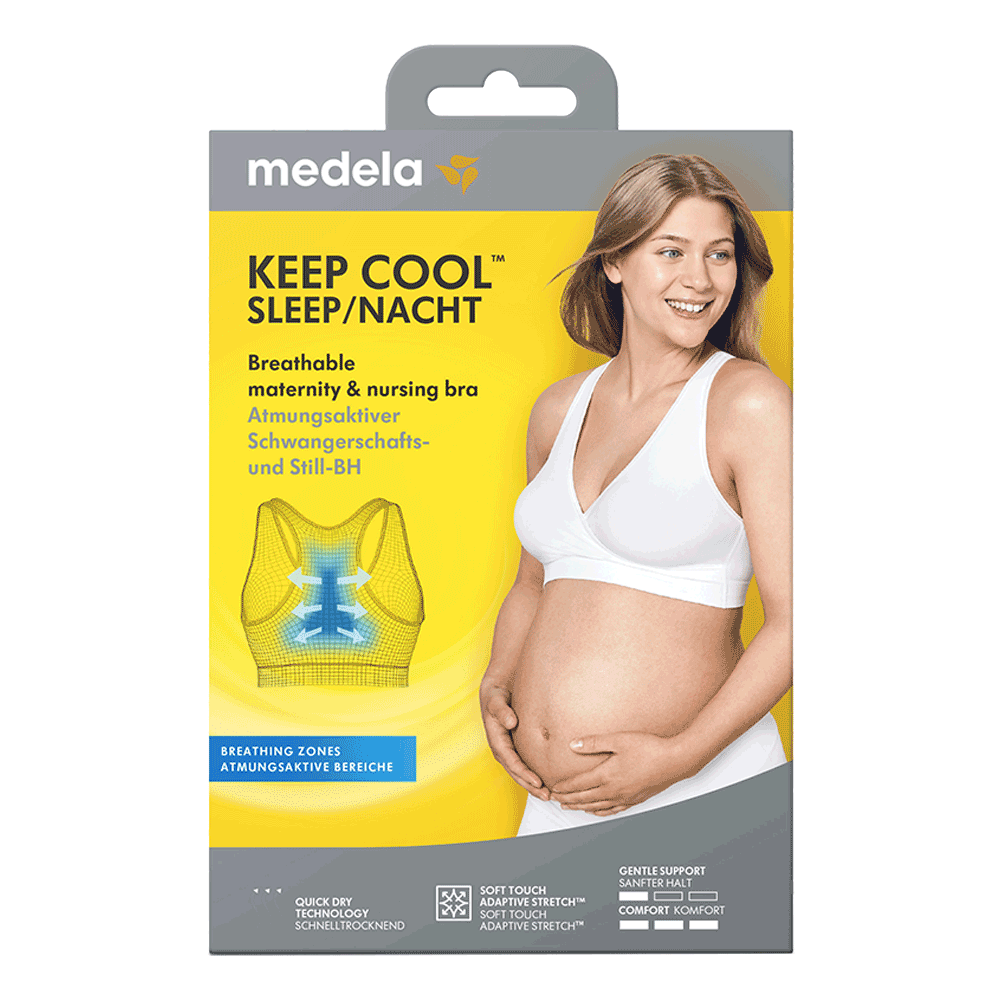 Bild: Medela Keep Cool Schlafbustier white