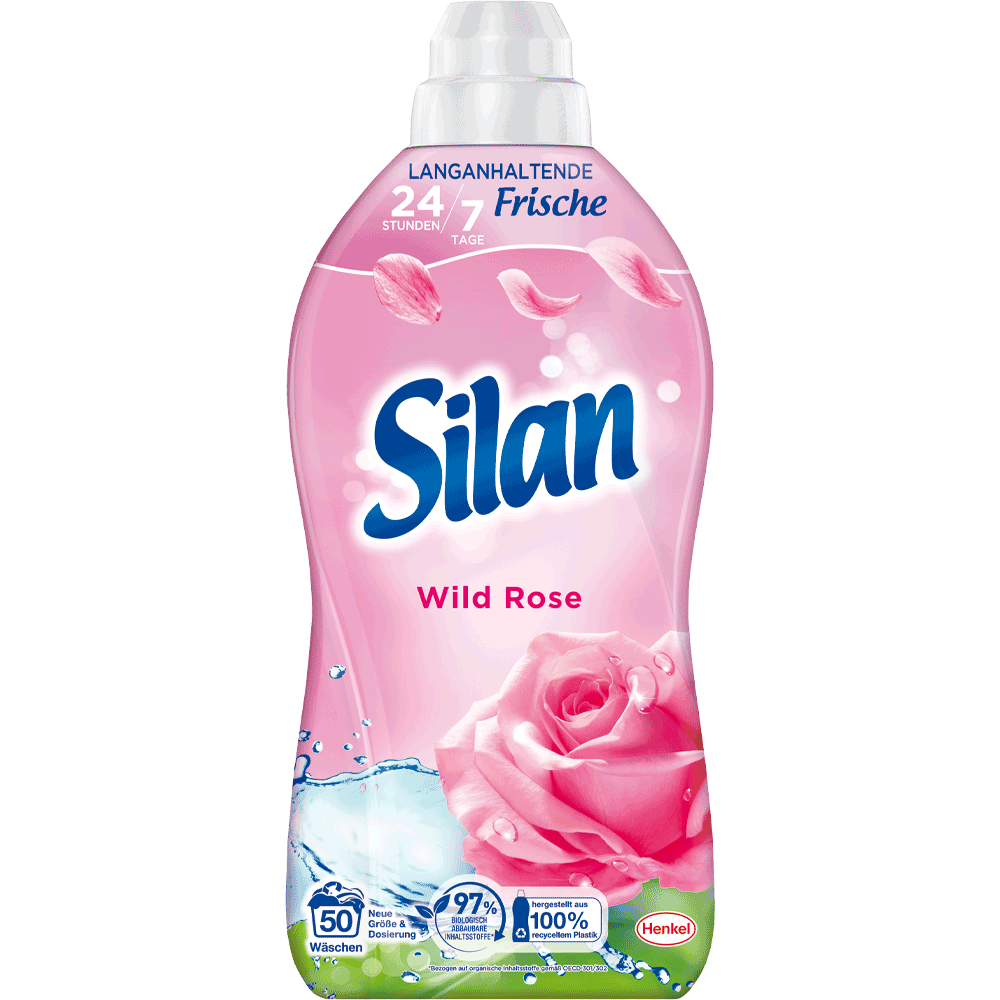 Bild: Silan Weichspüler Wild Rose 