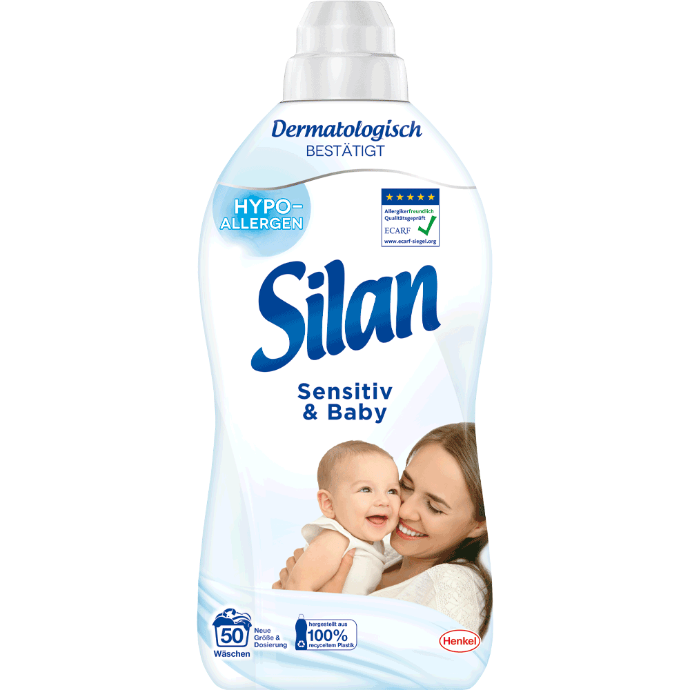 Bild: Silan Weichspüler Sensitiv & Baby 