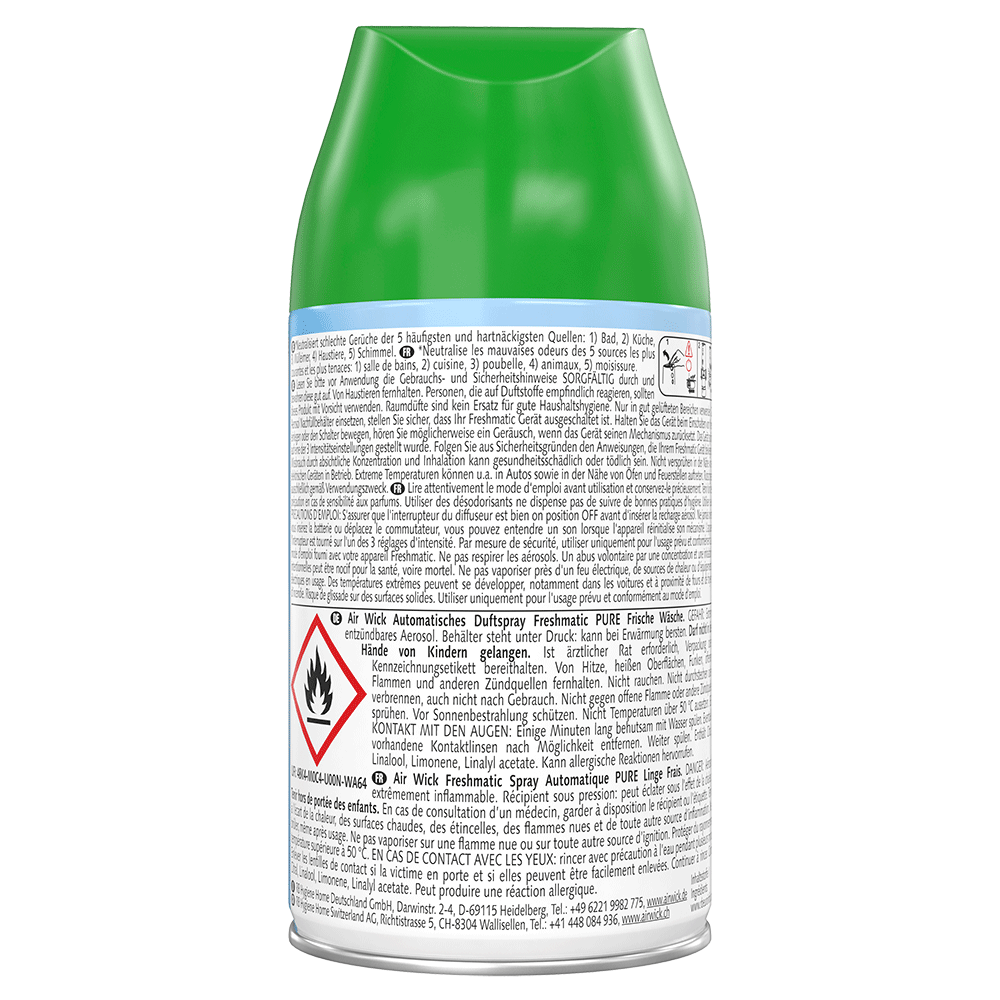 Bild: AIRWICK omatisches Duftspray Freshmatic Nachfüllung Frische Wäsche 