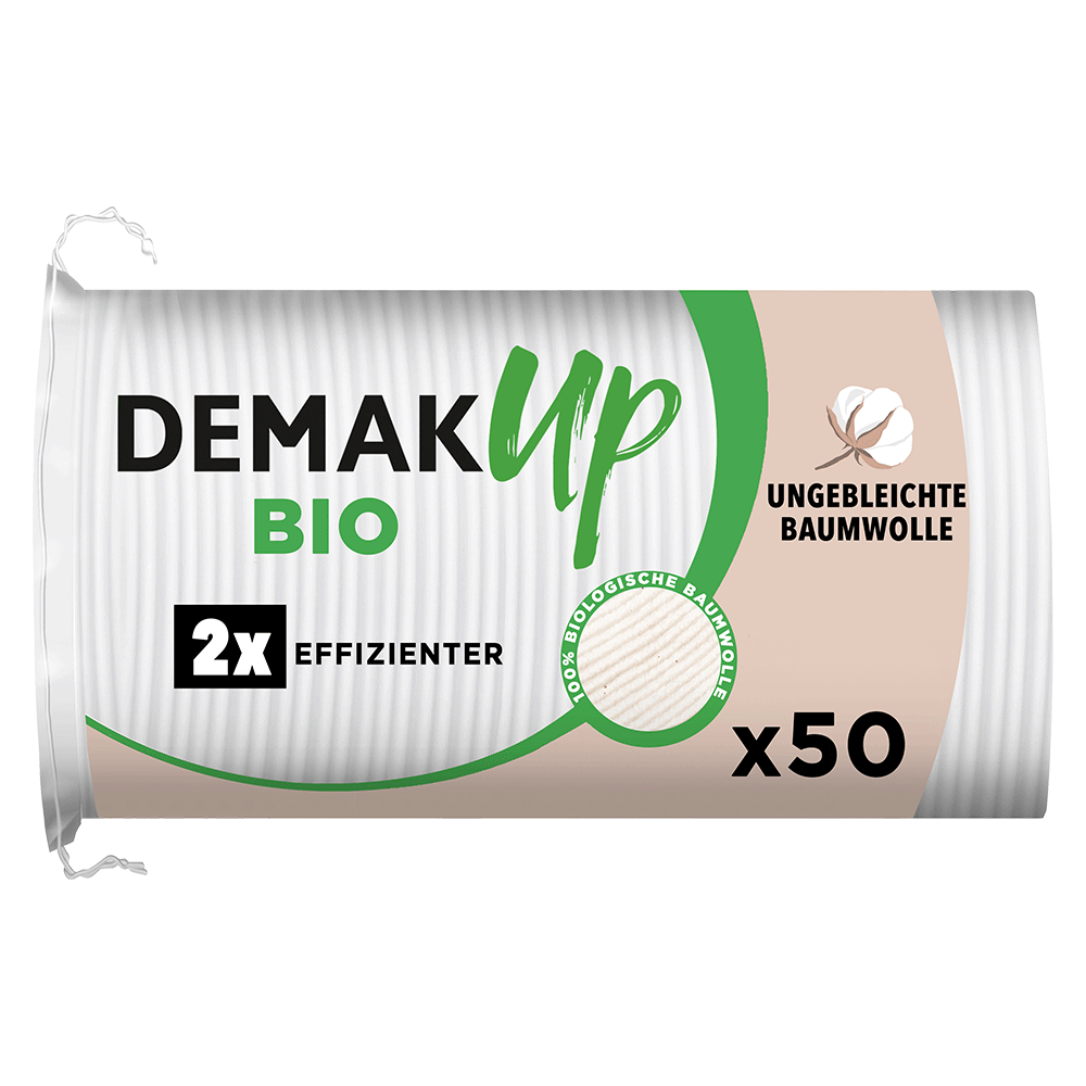 Bild: DEMAK'UP Bio Wattepads oval 