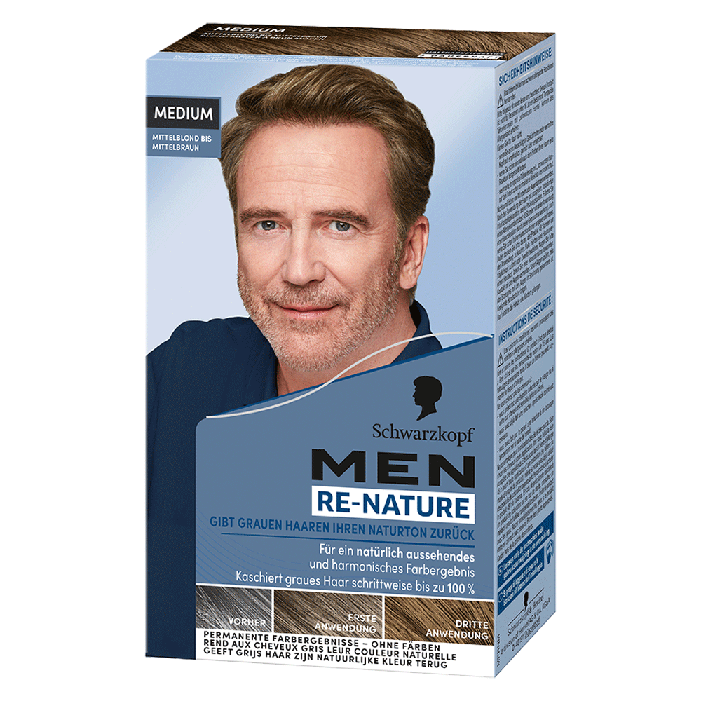 Bild: Schwarzkopf Re-Nature Re-Pigmentierung for Men medium