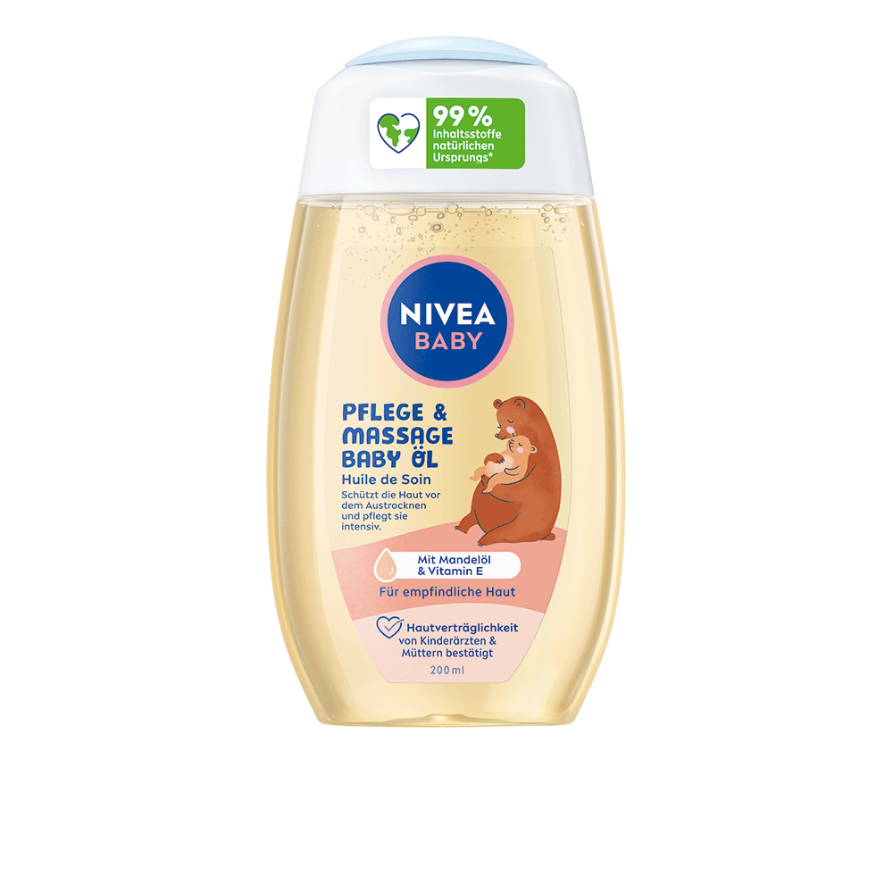 Bild: NIVEA Baby Pflege und Massage Öl 