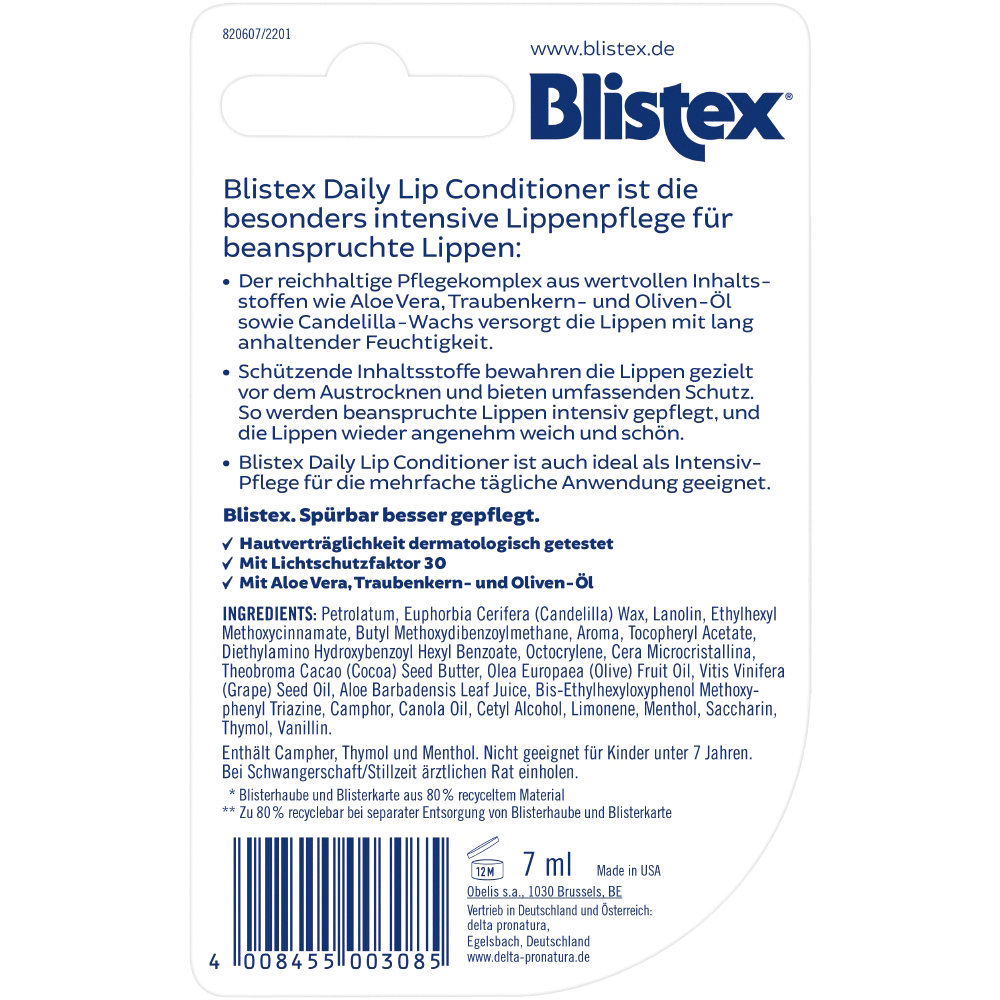 Bild: Blistex Intensive Care Lip Conditioner 