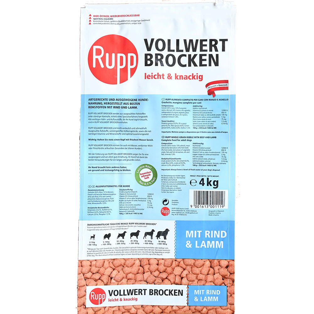 Bild: Rupp Vollwert Brocken mit Rind und Lamm 