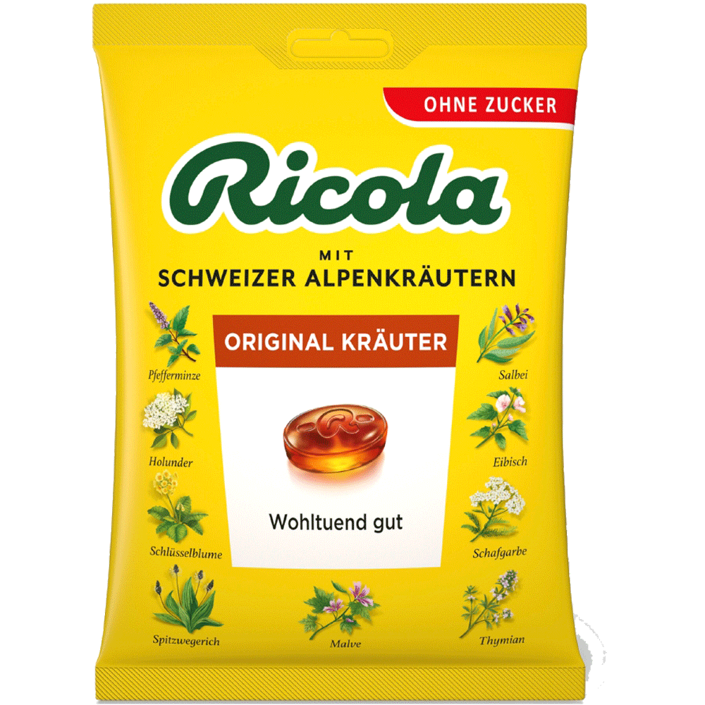 Bild: Ricola Kräuter Original Schweizer Kräuter-Bonbons 