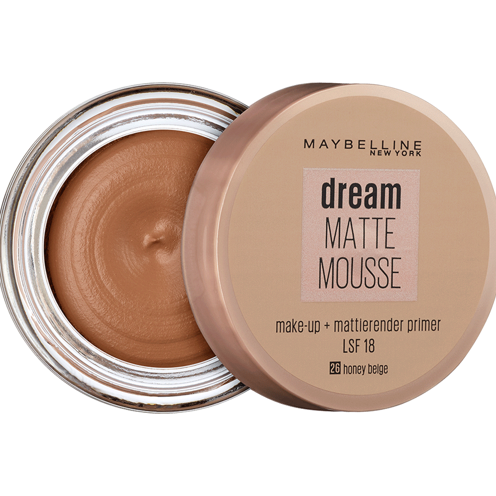 Bild: MAYBELLINE Dream Matte Mousse Make Up honey beige