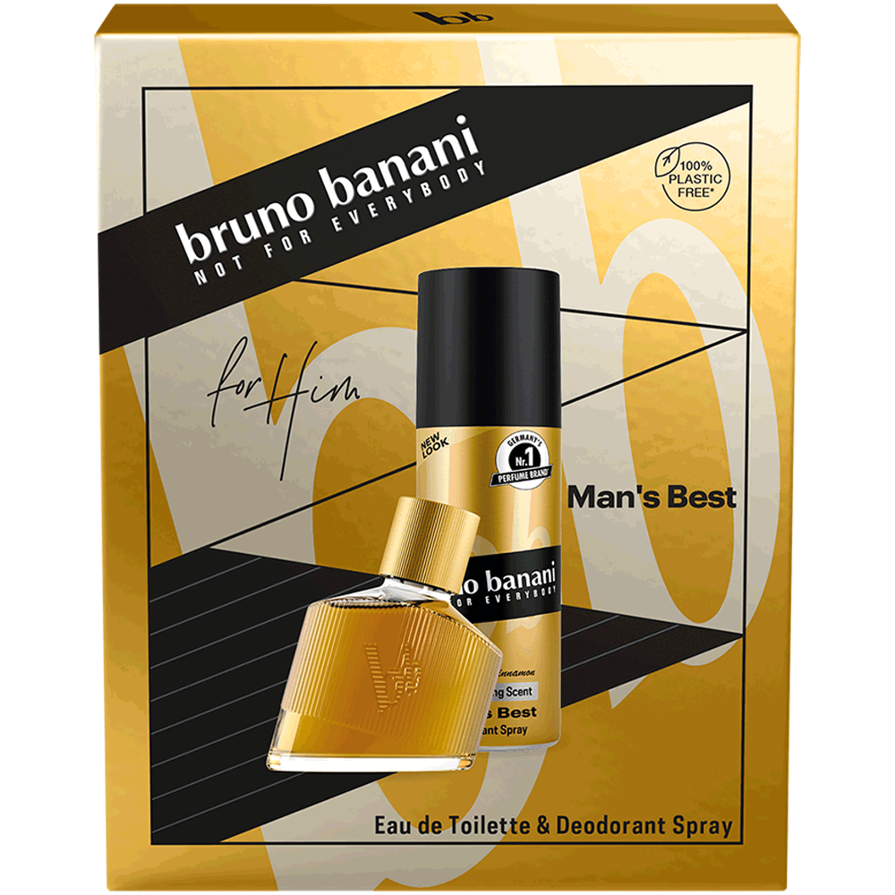 Bild: bruno banani Mans Best Geschenkset Eau de Toilette 30ml + Deodorant 50ml 