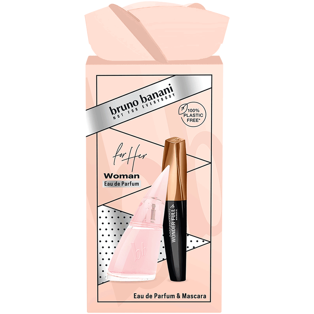 Bild: bruno banani Woman Geschenkset Eau de Parfum 30ml + Manhatten Mascara 