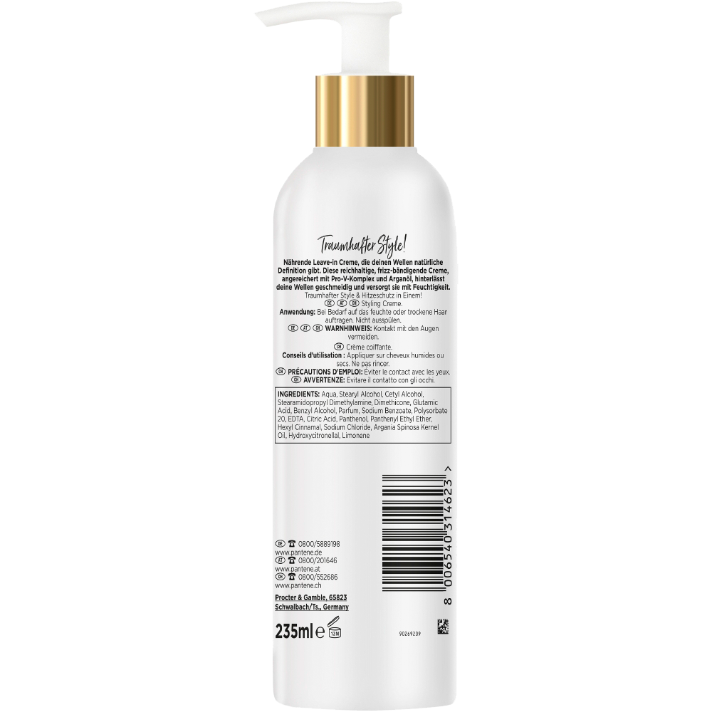 Bild: PANTENE PRO-V Pro-V Natural Waves Nährende Styling Haar Creme Mit Arganöl 