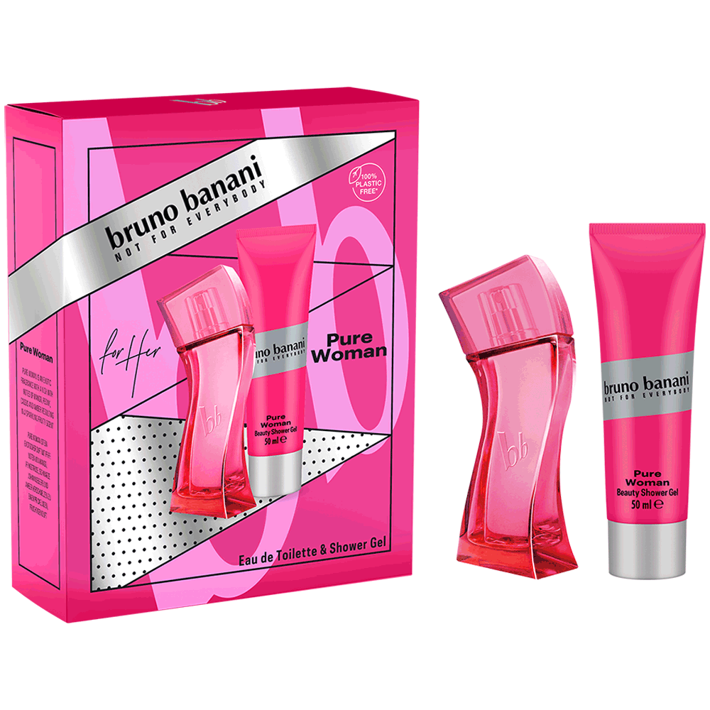 Bild: bruno banani Pure Woman Geschenkset Eau de Toilette 30ml + Duschgel 50ml 