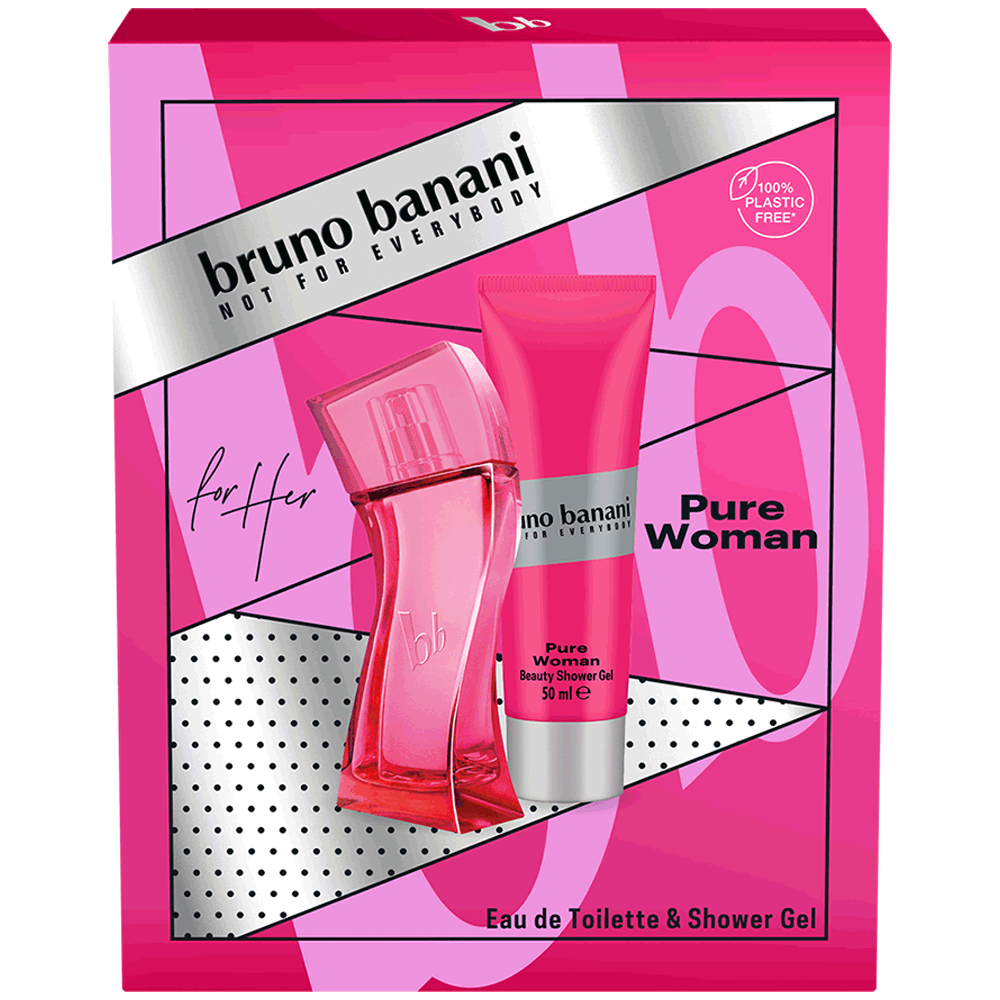 Bild: bruno banani Pure Woman Geschenkset Eau de Toilette 30ml + Duschgel 50ml 