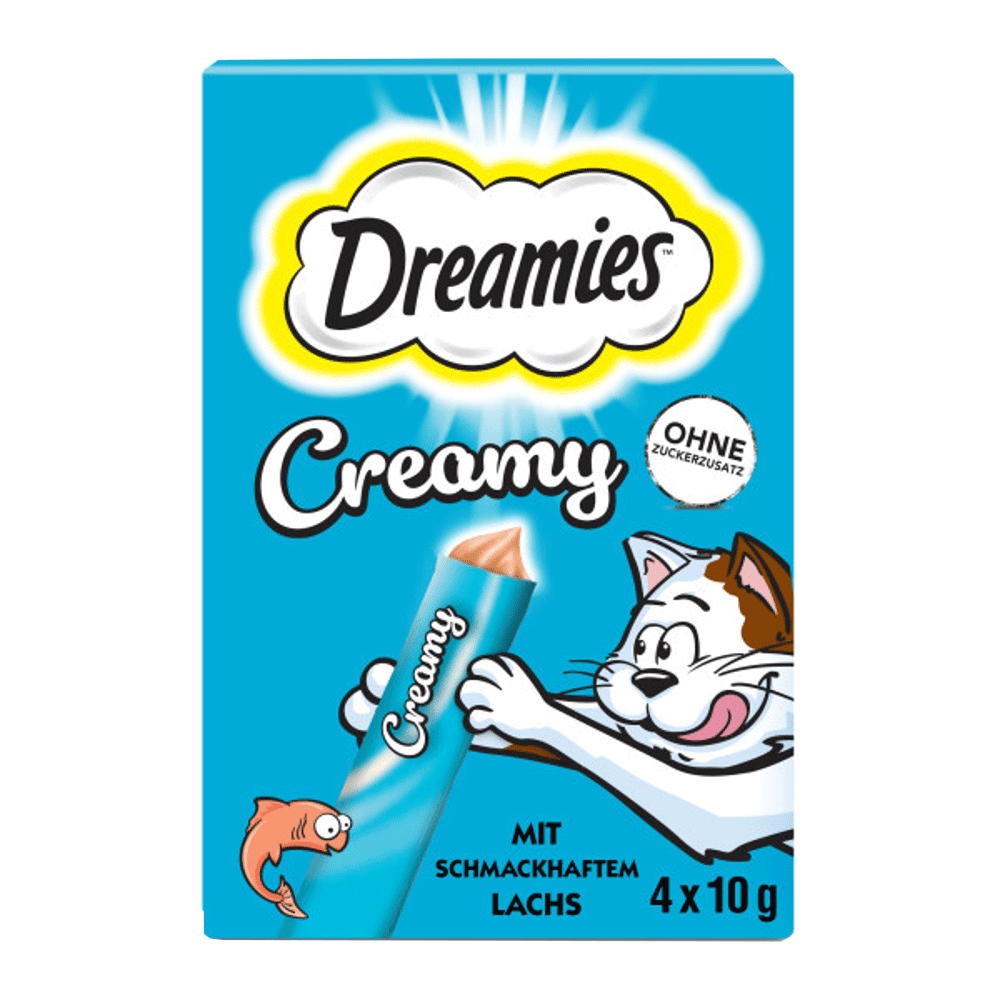 Bild: Dreamies Creamy mit Lachs 