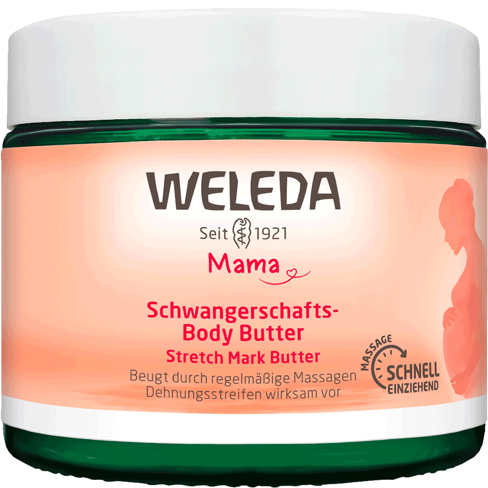 Bild: WELEDA Schwangerschaftsbody Butter 