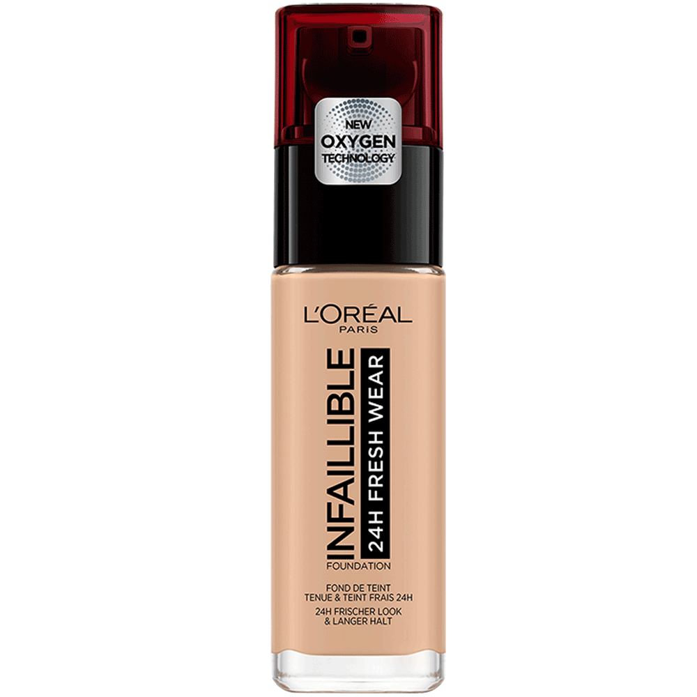 Bild: L'ORÉAL PARIS Infaillible 24H Fresh Wear Foundation 145 beige rose