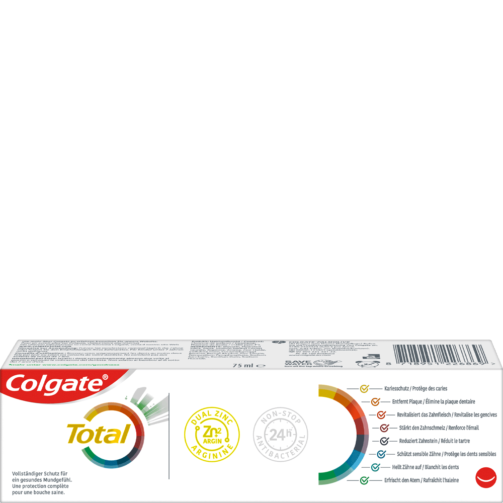 Bild: Colgate Total Plus Interdentalreinigung Zahncreme 