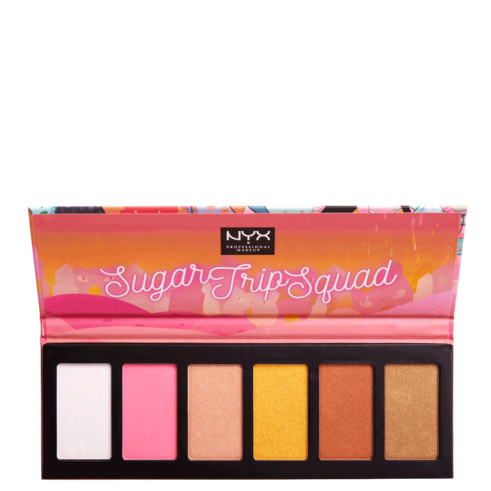 Bild: NYX Professional Make-up Sugar Trip Squad Highlighting Palette 