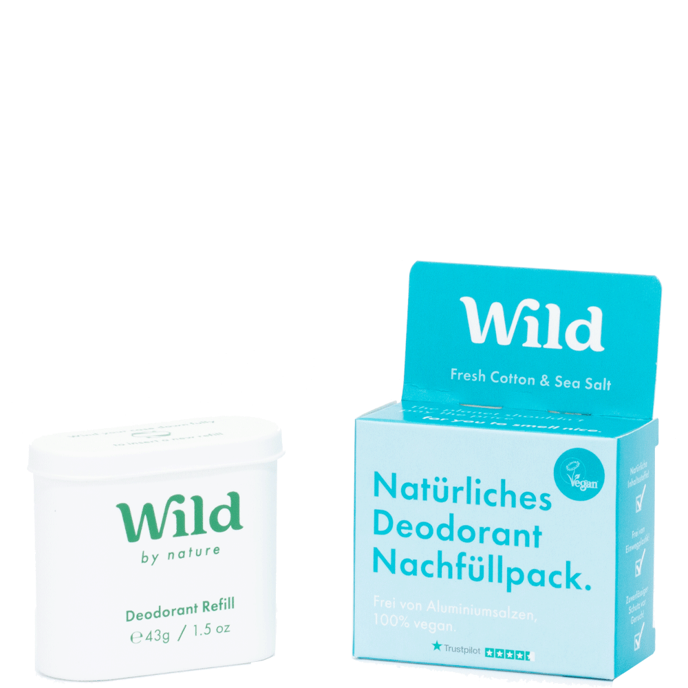 Bild: WILD Deo Stick Refill Fresh Cotton & Sea Salt 