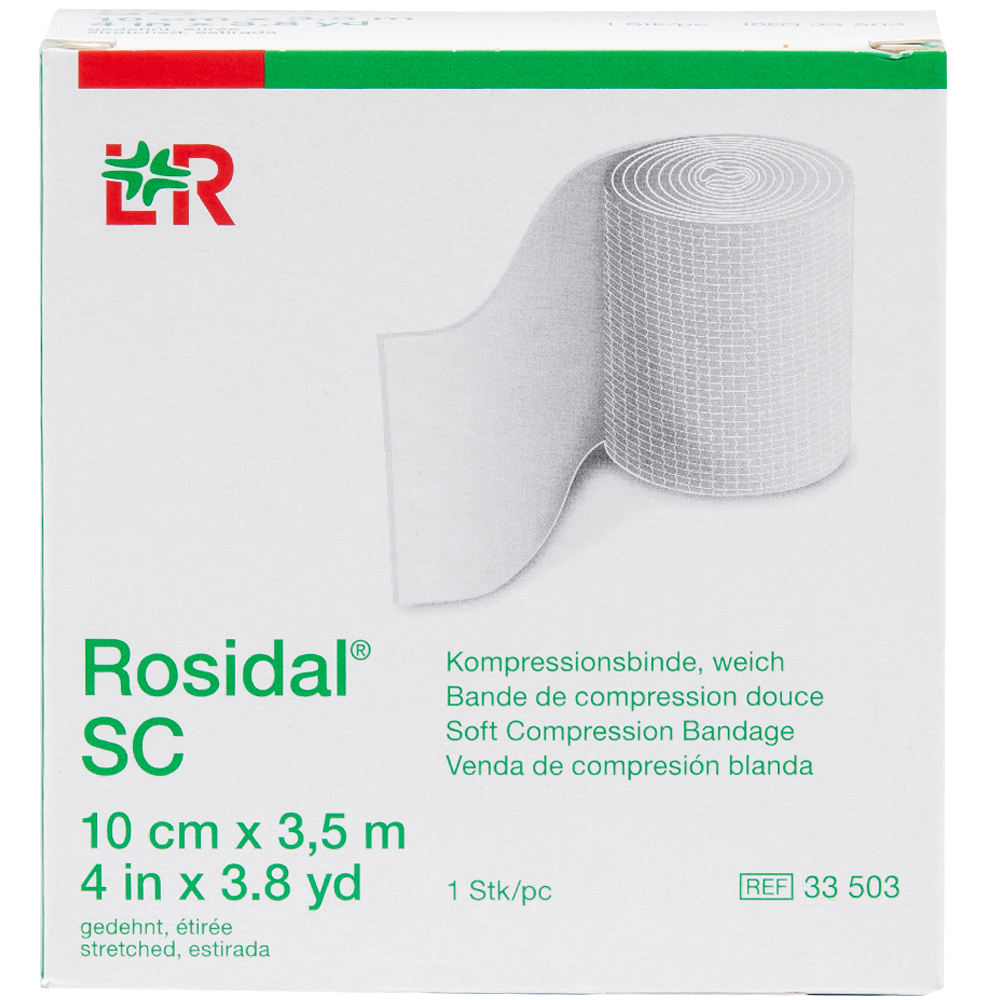 Bild: LOHMANN & RAUSCHER Rosidal® SC Kompressionsbinde weich 10 cm x 3.5 m 