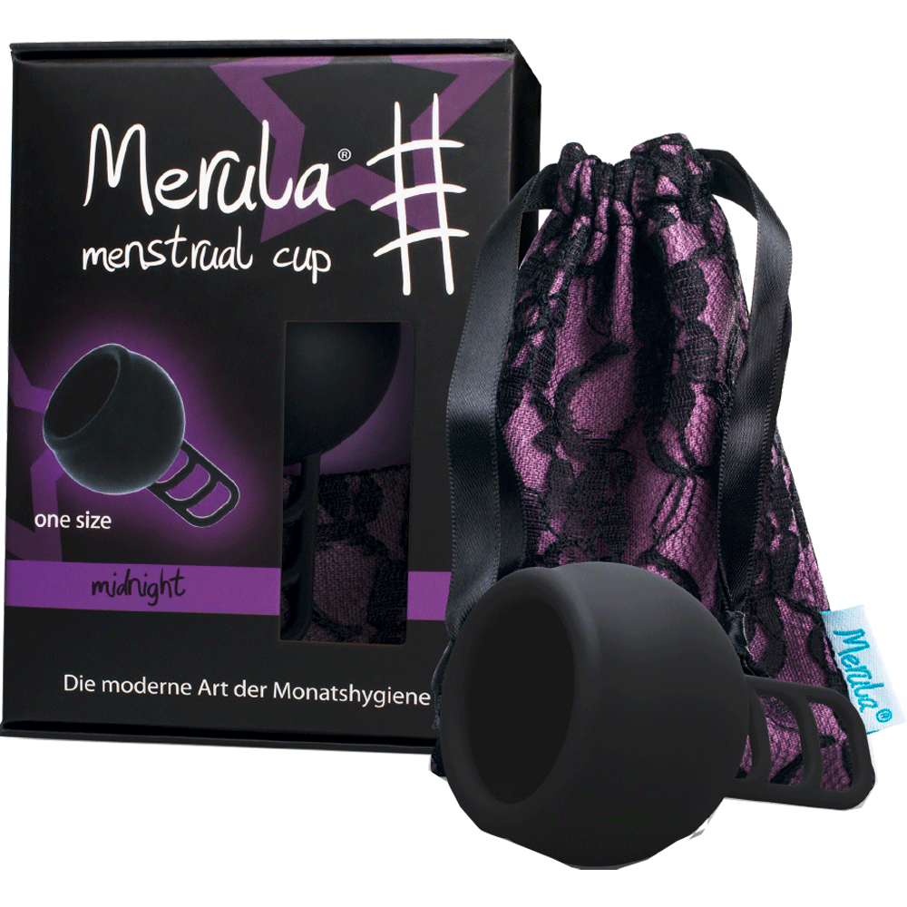 Bild: Merula Midnight Menstruationstasse 