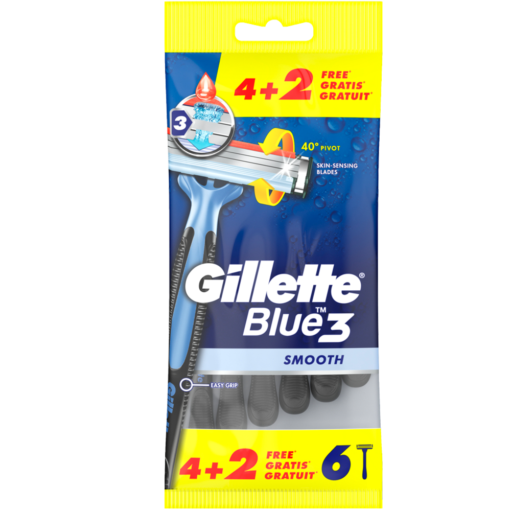 Bild: Gillette Blue3 Smooth Einwegrasierer 