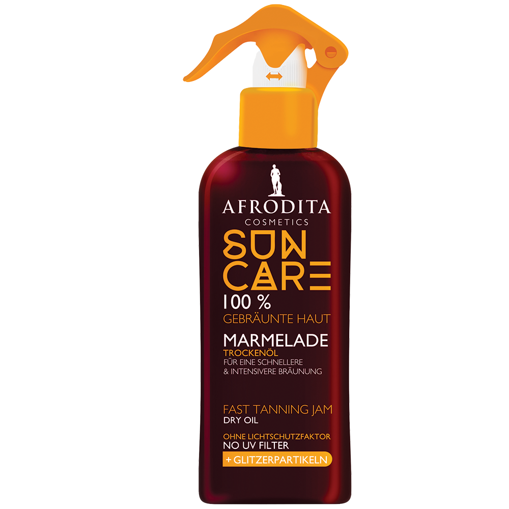 Bild: AFRODITA Cosmetics Suncare Marmelade Trockenöl Spray 