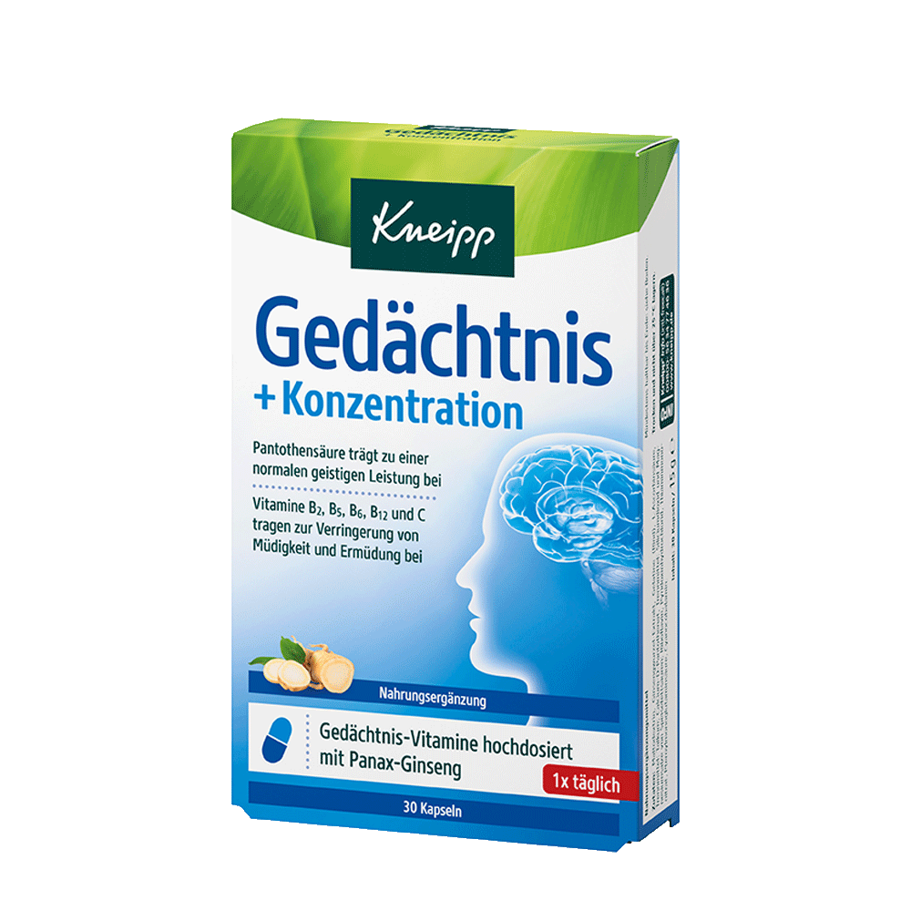 Bild: Kneipp Gedächtnis + Konzentration 