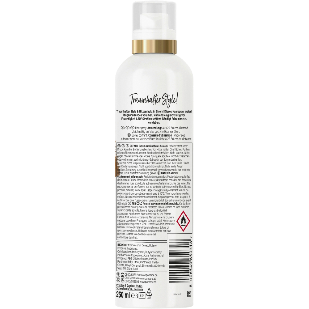 Bild: PANTENE PRO-V Perfect Volume Haarspray Mit Jojobaöl 